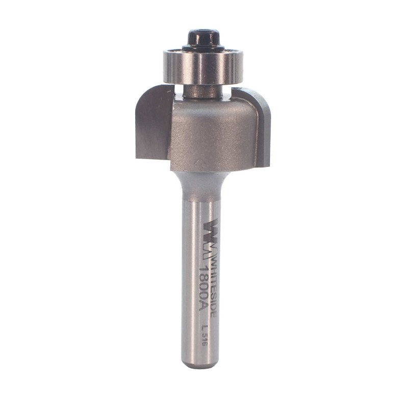 1800A Cove Router Bit 1/4" SH 3/16" R X 7/8" D X 1/2" CL